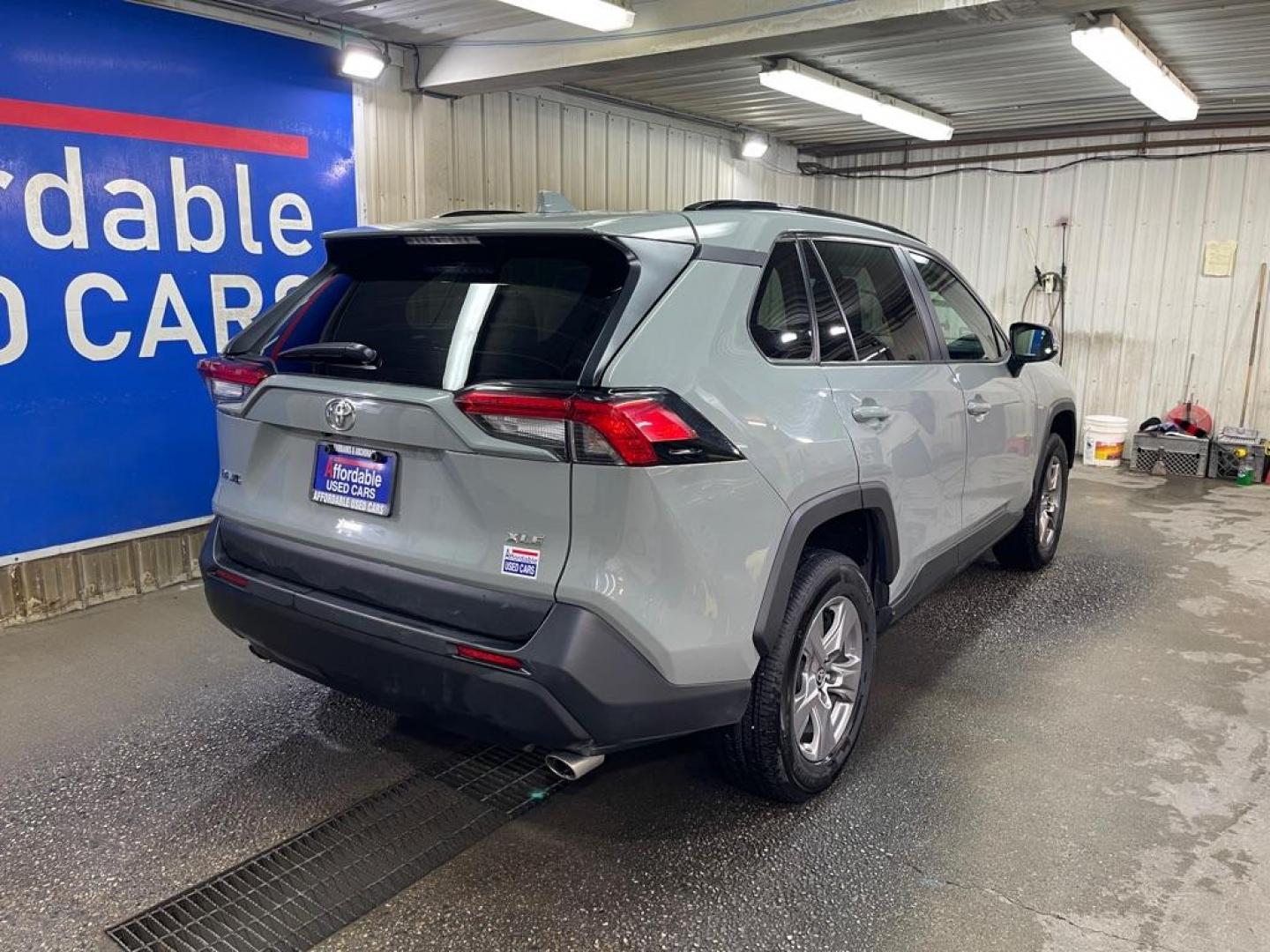 2023 GRAY TOYOTA RAV4 XLE (2T3W1RFV2PW) with an 2.5L engine, Automatic transmission, located at 2525 S. Cushman, Fairbanks, AK, 99701, (907) 452-5707, 64.824036, -147.712311 - Photo#2