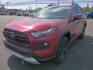 2023 RED TOYOTA RAV4 ADVENTURE (2T3J1RFV4PW) with an 2.5L engine, Automatic transmission, located at 2525 S. Cushman, Fairbanks, AK, 99701, (907) 452-5707, 64.824036, -147.712311 - Photo#0