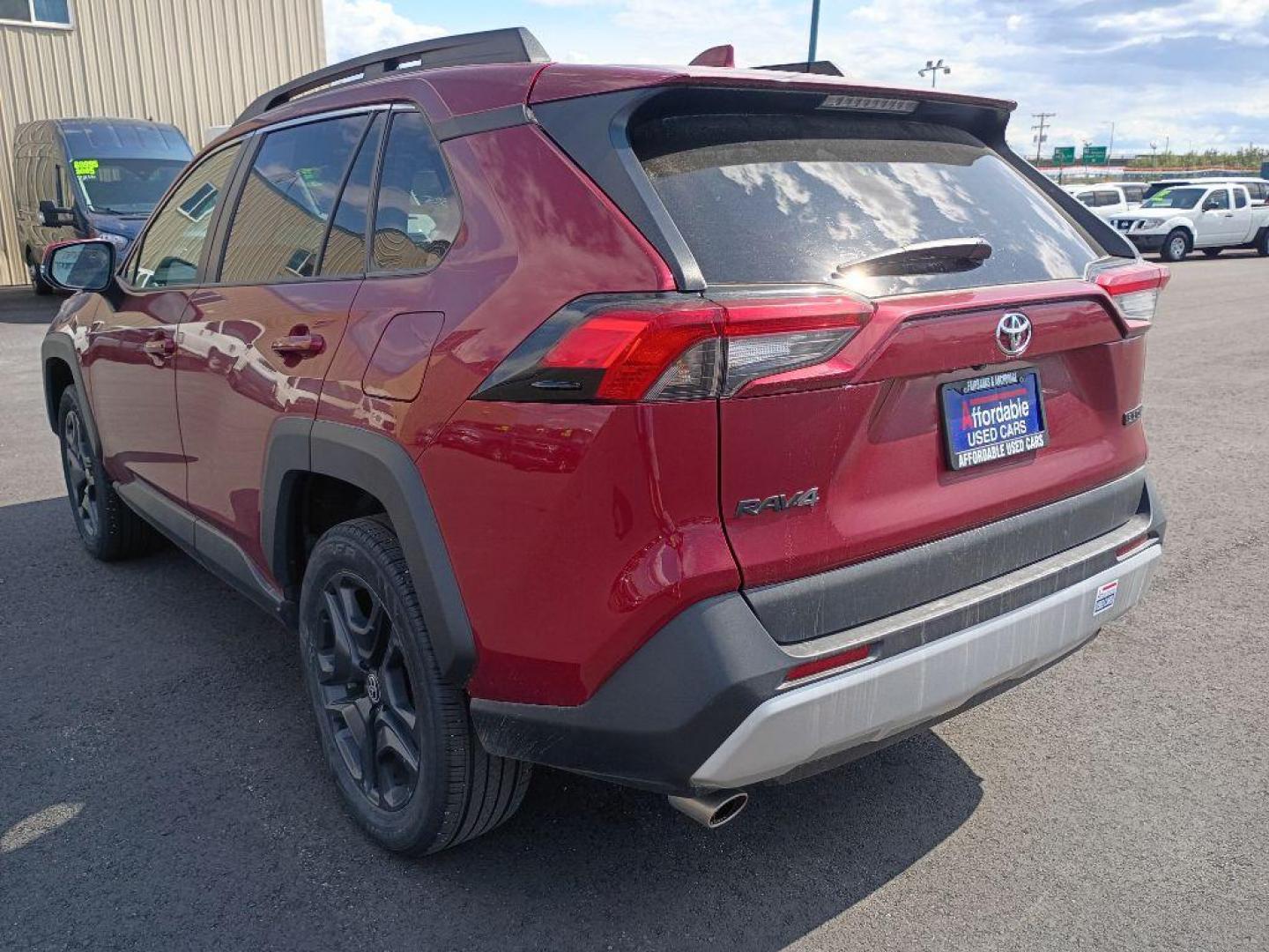 2023 RED TOYOTA RAV4 ADVENTURE (2T3J1RFV4PW) with an 2.5L engine, Automatic transmission, located at 2525 S. Cushman, Fairbanks, AK, 99701, (907) 452-5707, 64.824036, -147.712311 - Photo#2