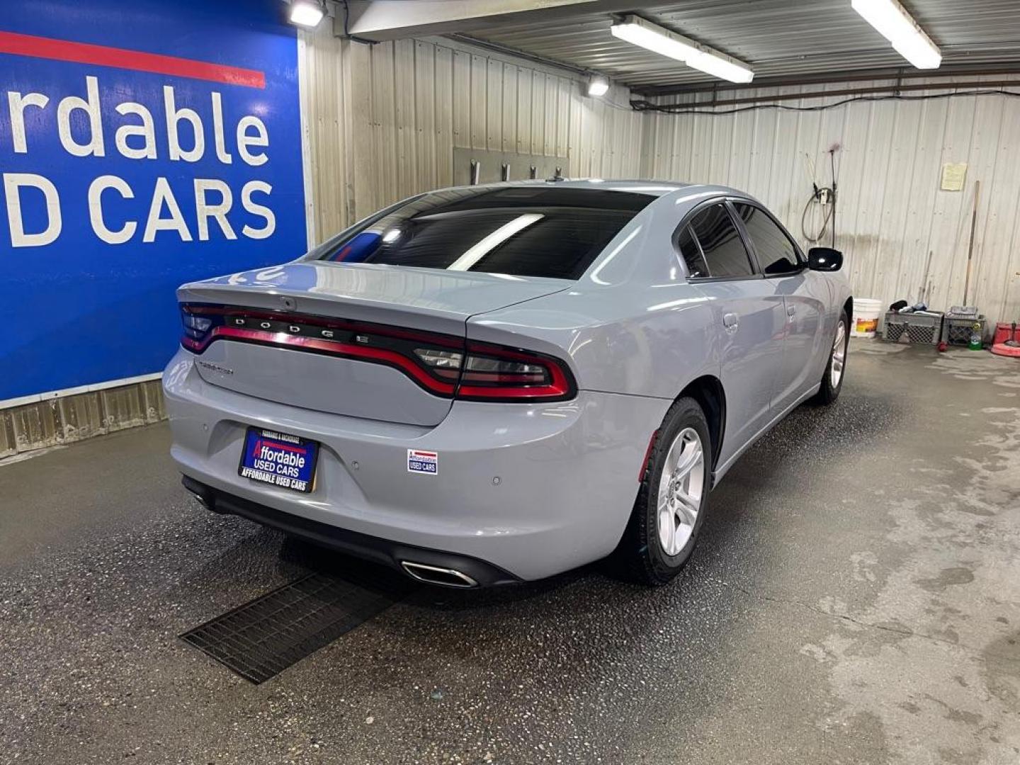 2021 GREY DODGE CHARGER SXT (2C3CDXBG5MH) with an 3.6L engine, Automatic transmission, located at 2525 S. Cushman, Fairbanks, AK, 99701, (907) 452-5707, 64.824036, -147.712311 - Photo#2