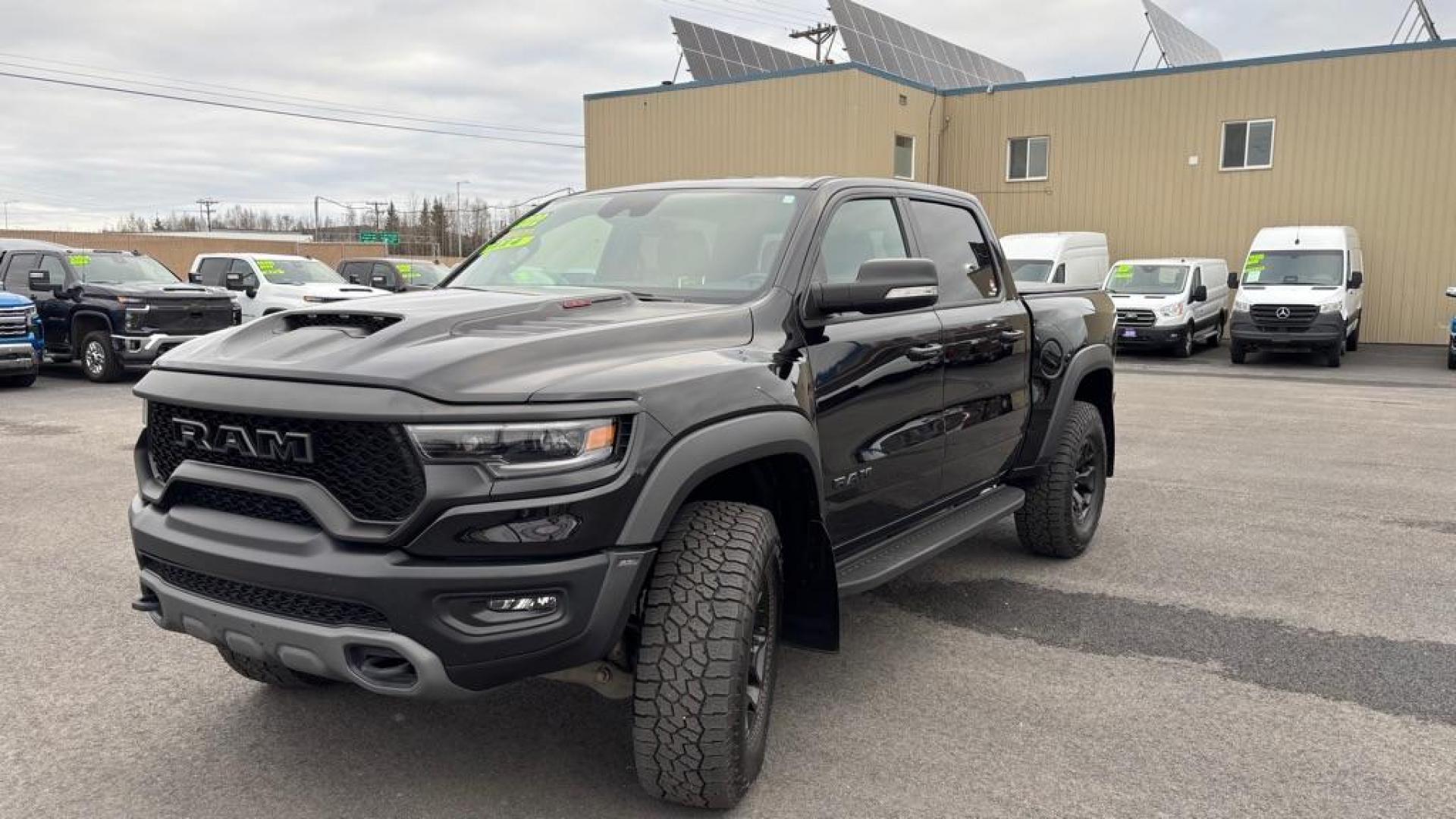 2022 BLACK RAM 1500 TRX TRX (1C6SRFU99NN) with an 6.2L engine, Automatic transmission, located at 2525 S. Cushman, Fairbanks, AK, 99701, (907) 452-5707, 64.824036, -147.712311 - Photo#1
