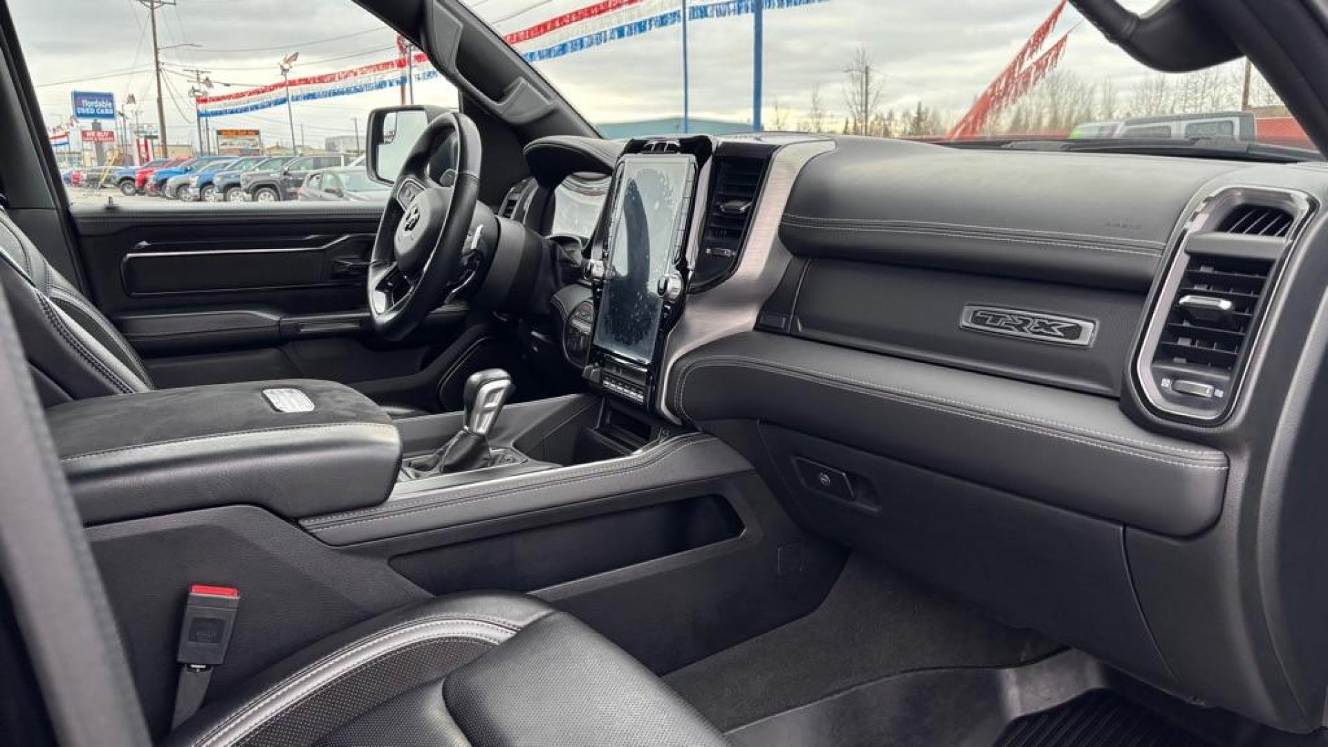 2022 BLACK RAM 1500 TRX TRX (1C6SRFU99NN) with an 6.2L engine, Automatic transmission, located at 2525 S. Cushman, Fairbanks, AK, 99701, (907) 452-5707, 64.824036, -147.712311 - Photo#2