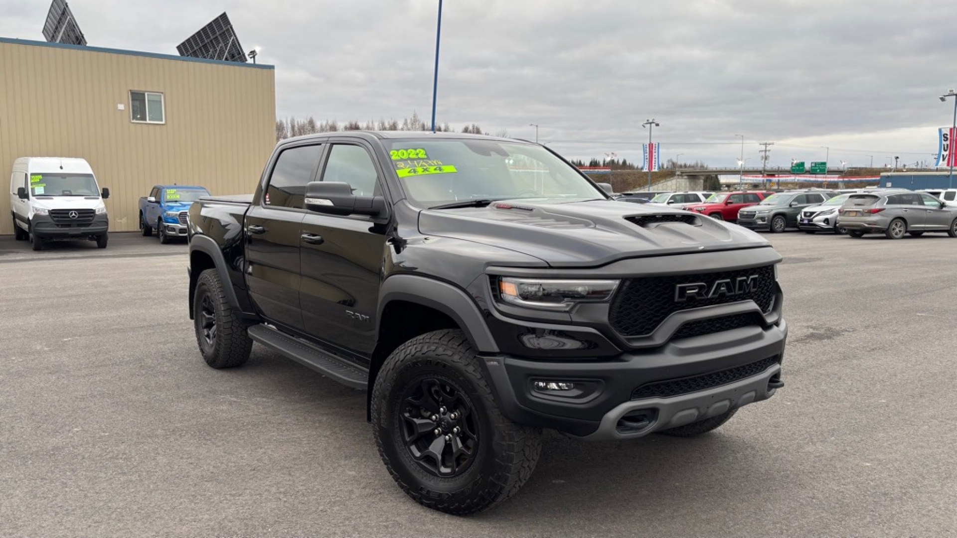 2022 BLACK RAM 1500 TRX TRX (1C6SRFU99NN) with an 6.2L engine, Automatic transmission, located at 2525 S. Cushman, Fairbanks, AK, 99701, (907) 452-5707, 64.824036, -147.712311- Photo#0