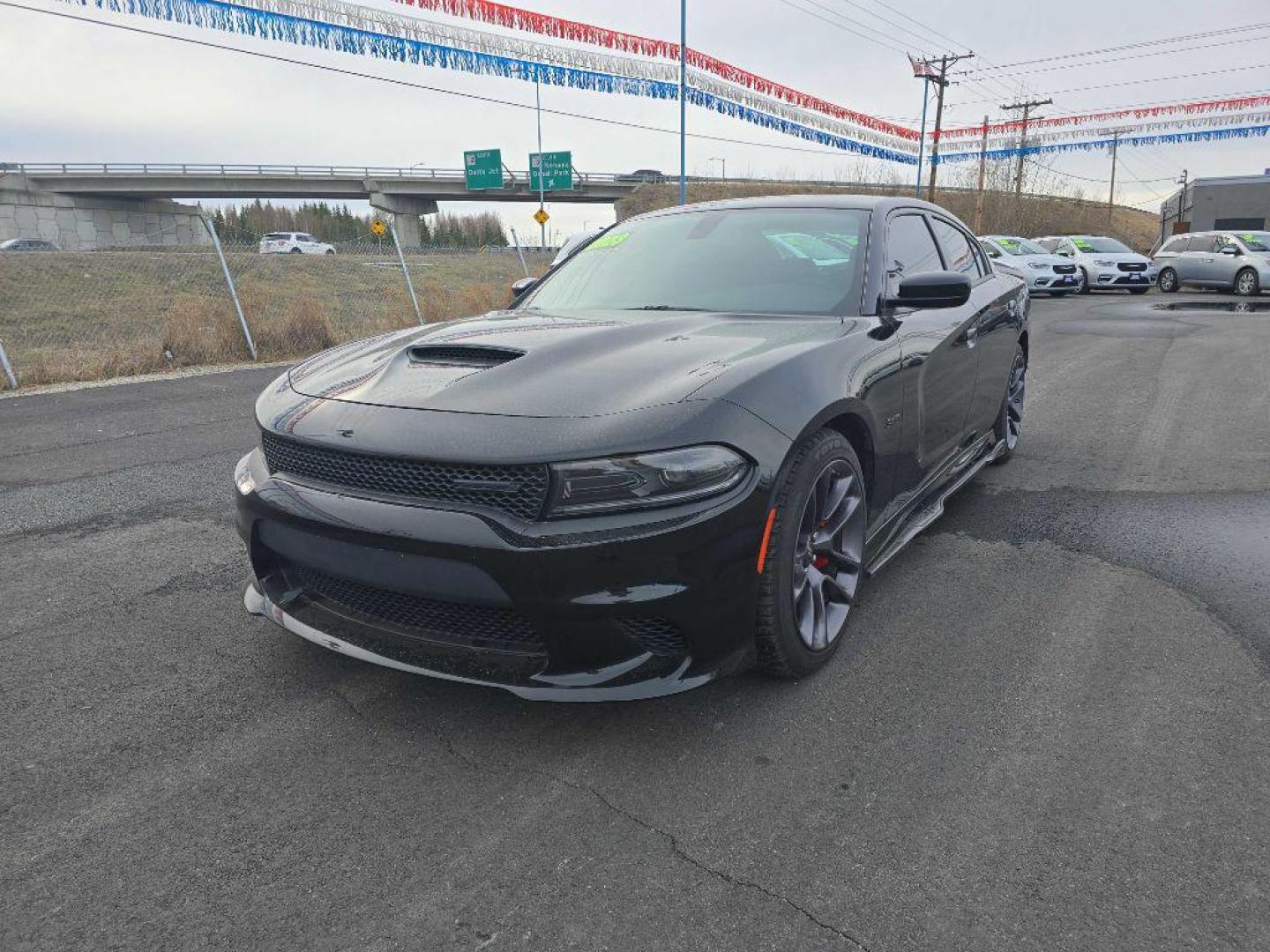 2023 BLACK DODGE CHARGER R/T (2C3CDXCT0PH) with an 5.7L engine, Automatic transmission, located at 2525 S. Cushman, Fairbanks, AK, 99701, (907) 452-5707, 64.824036, -147.712311 - Photo#2