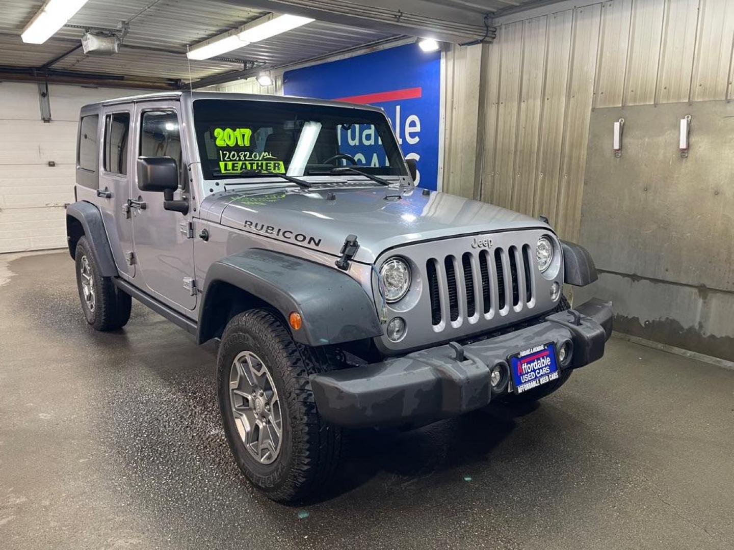 2017 SILVER JEEP WRANGLER UNLIMI RUBICON (1C4BJWFG5HL) with an 3.6L engine, Automatic transmission, located at 2525 S. Cushman, Fairbanks, AK, 99701, (907) 452-5707, 64.824036, -147.712311 - Photo#0