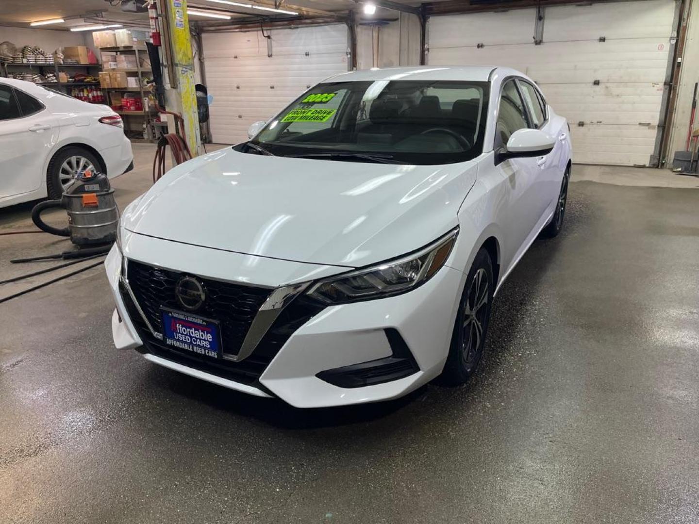 2023 WHITE NISSAN SENTRA SV (3N1AB8CV5PY) with an 2.0L engine, Automatic transmission, located at 2525 S. Cushman, Fairbanks, AK, 99701, (907) 452-5707, 64.824036, -147.712311 - Photo#1