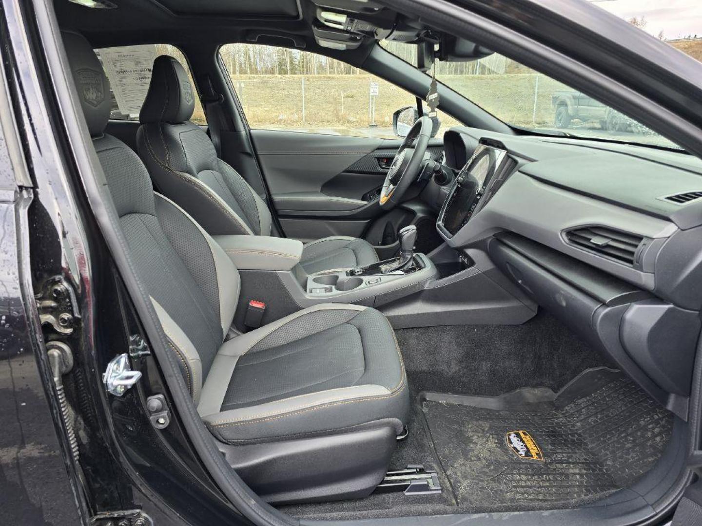 2024 BLACK SUBARU CROSSTREK WILDERNESS (4S4GUHU65R3) with an 2.5L engine, Continuously Variable transmission, located at 2525 S. Cushman, Fairbanks, AK, 99701, (907) 452-5707, 64.824036, -147.712311 - Photo#4