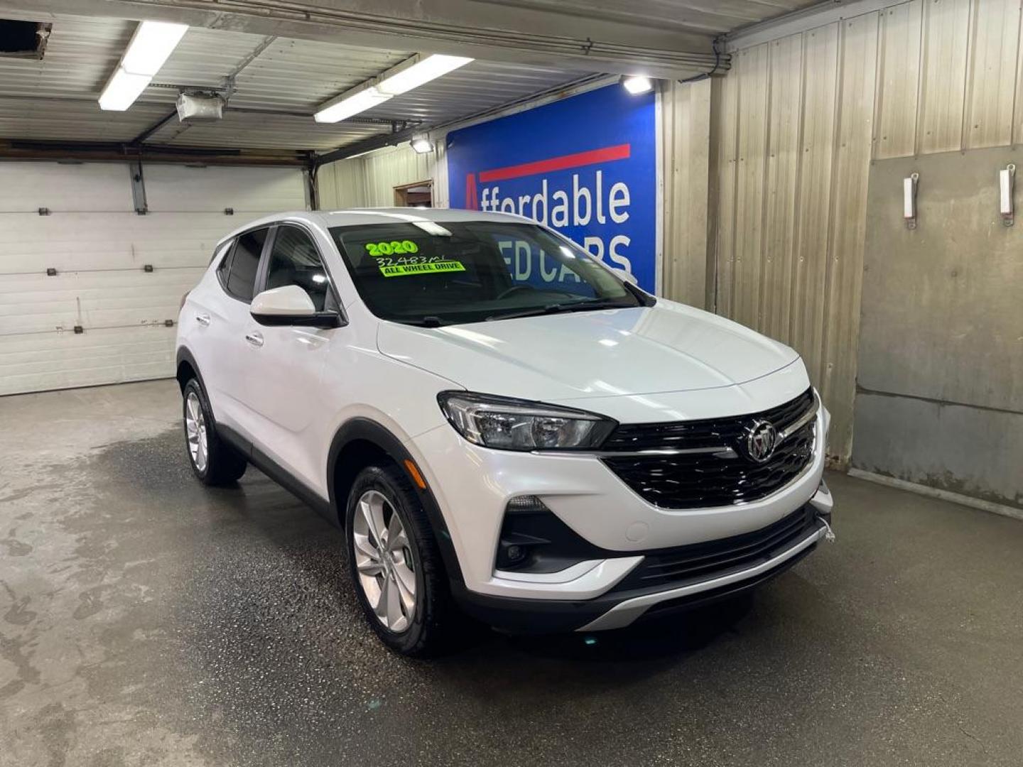 2020 WHITE BUICK ENCORE GX PREFERRED (KL4MMCSL6LB) with an 1.3L engine, Automatic transmission, located at 2525 S. Cushman, Fairbanks, AK, 99701, (907) 452-5707, 64.824036, -147.712311 - Photo#0