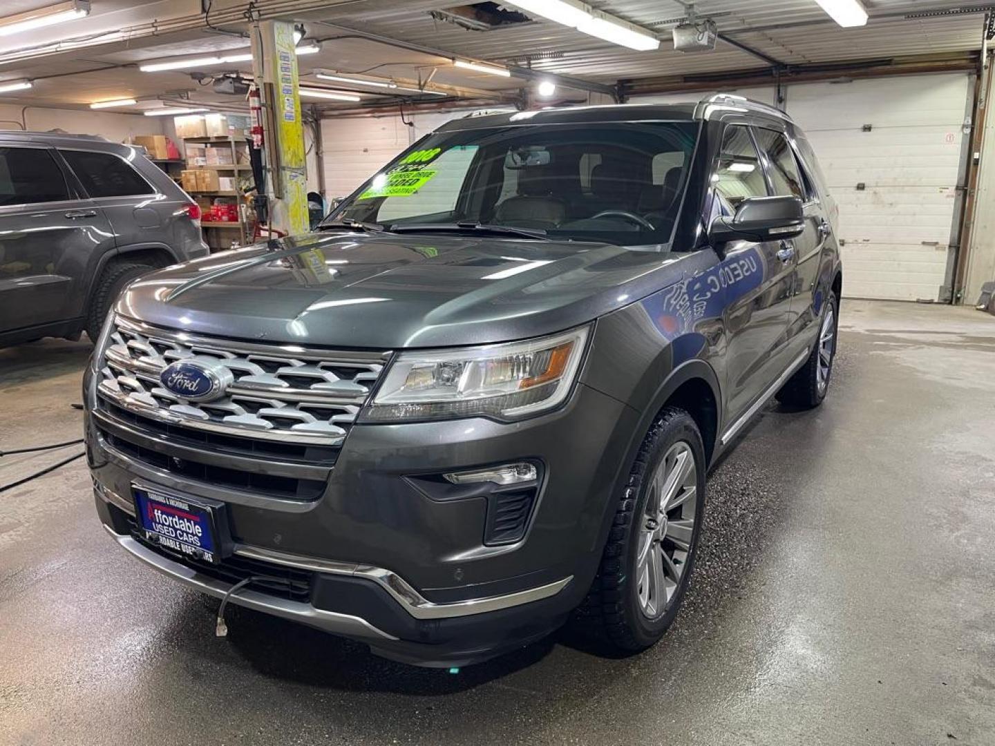 2018 GREY FORD EXPLORER LIMITED (1FM5K8F82JG) with an 3.5L engine, Automatic transmission, located at 2525 S. Cushman, Fairbanks, AK, 99701, (907) 452-5707, 64.824036, -147.712311 - Photo#1