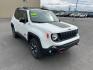 2022 WHITE JEEP RENEGADE TRAILHAWK (ZACNJDC18NP) with an 1.3L engine, Automatic transmission, located at 2525 S. Cushman, Fairbanks, AK, 99701, (907) 452-5707, 64.824036, -147.712311 - Photo#1