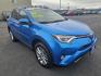 2017 BLUE TOYOTA RAV4 LIMITED (2T3DFREV0HW) with an 2.5L engine, Automatic transmission, located at 2525 S. Cushman, Fairbanks, AK, 99701, (907) 452-5707, 64.824036, -147.712311 - Photo#1