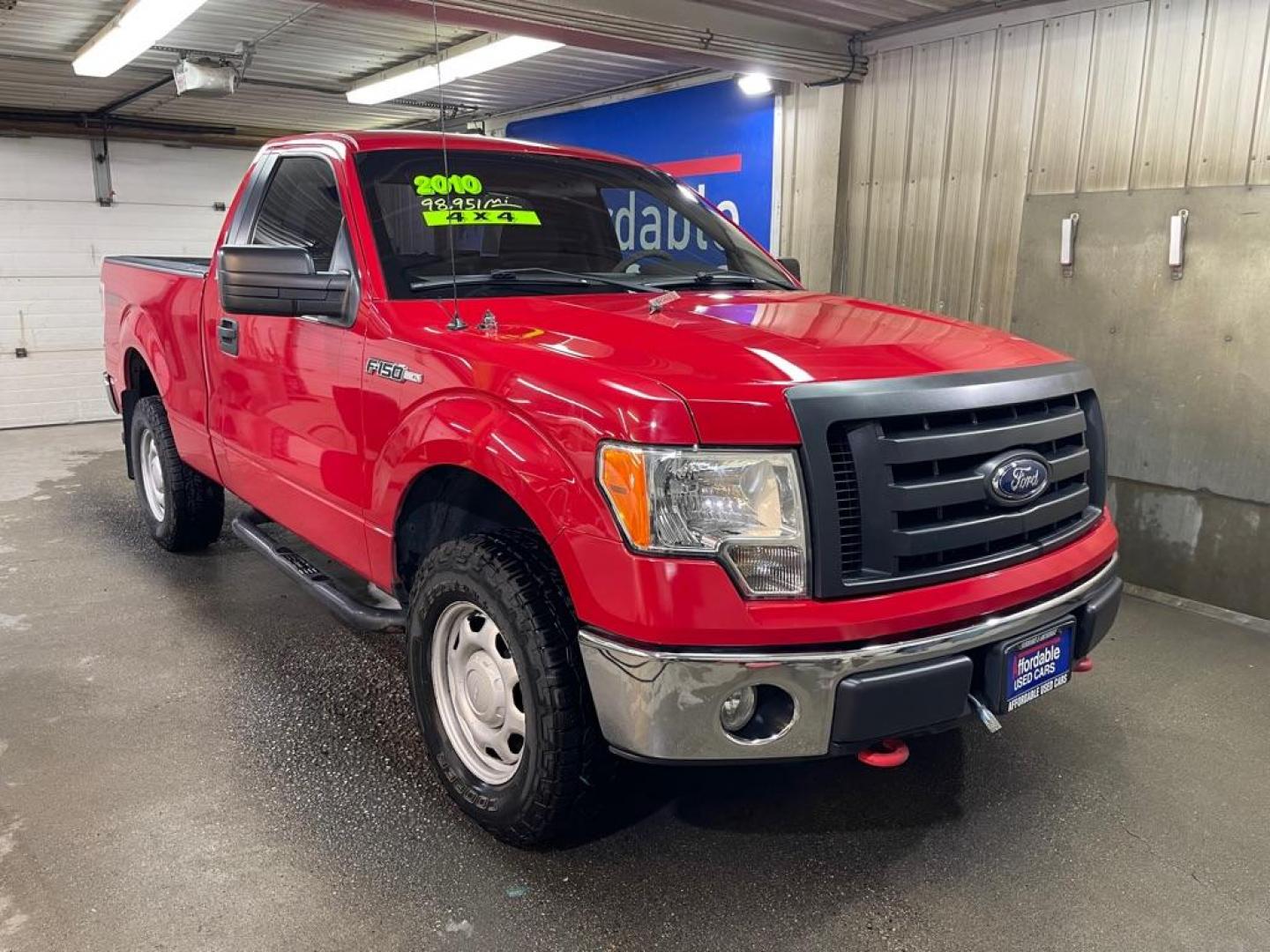 2010 RED FORD F150 (1FTMF1E87AF) with an 4.6L engine, Automatic transmission, located at 2525 S. Cushman, Fairbanks, AK, 99701, (907) 452-5707, 64.824036, -147.712311 - Photo#0