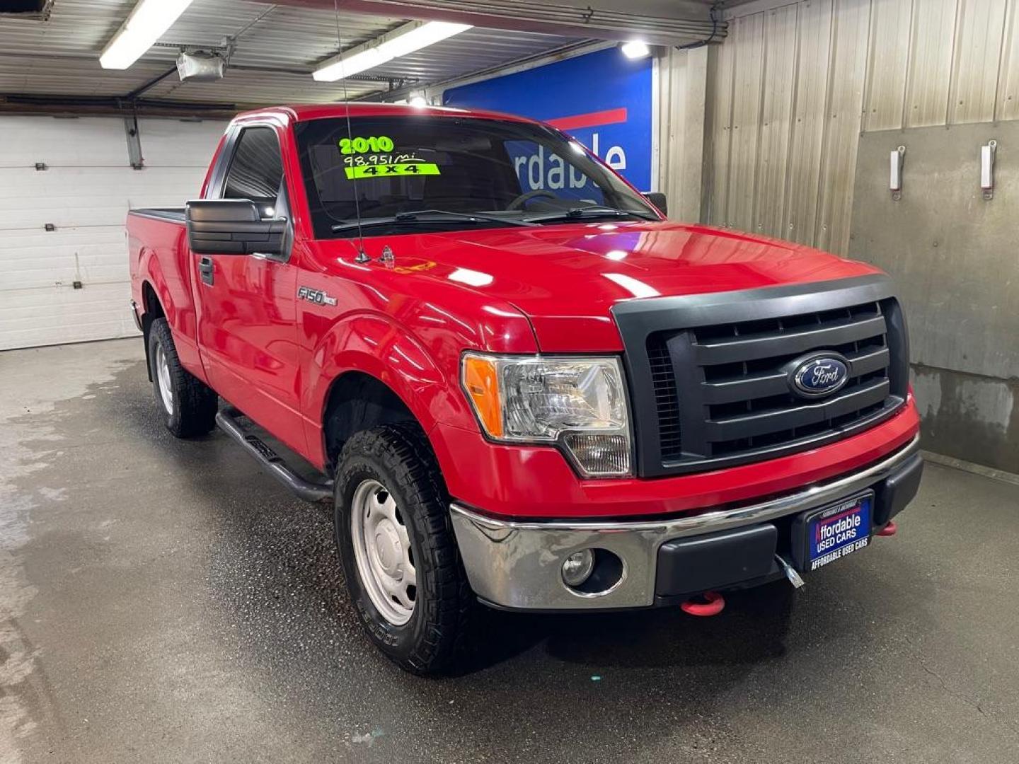 2010 RED FORD F150 (1FTMF1E87AF) with an 4.6L engine, Automatic transmission, located at 2525 S. Cushman, Fairbanks, AK, 99701, (907) 452-5707, 64.824036, -147.712311 - Photo#1