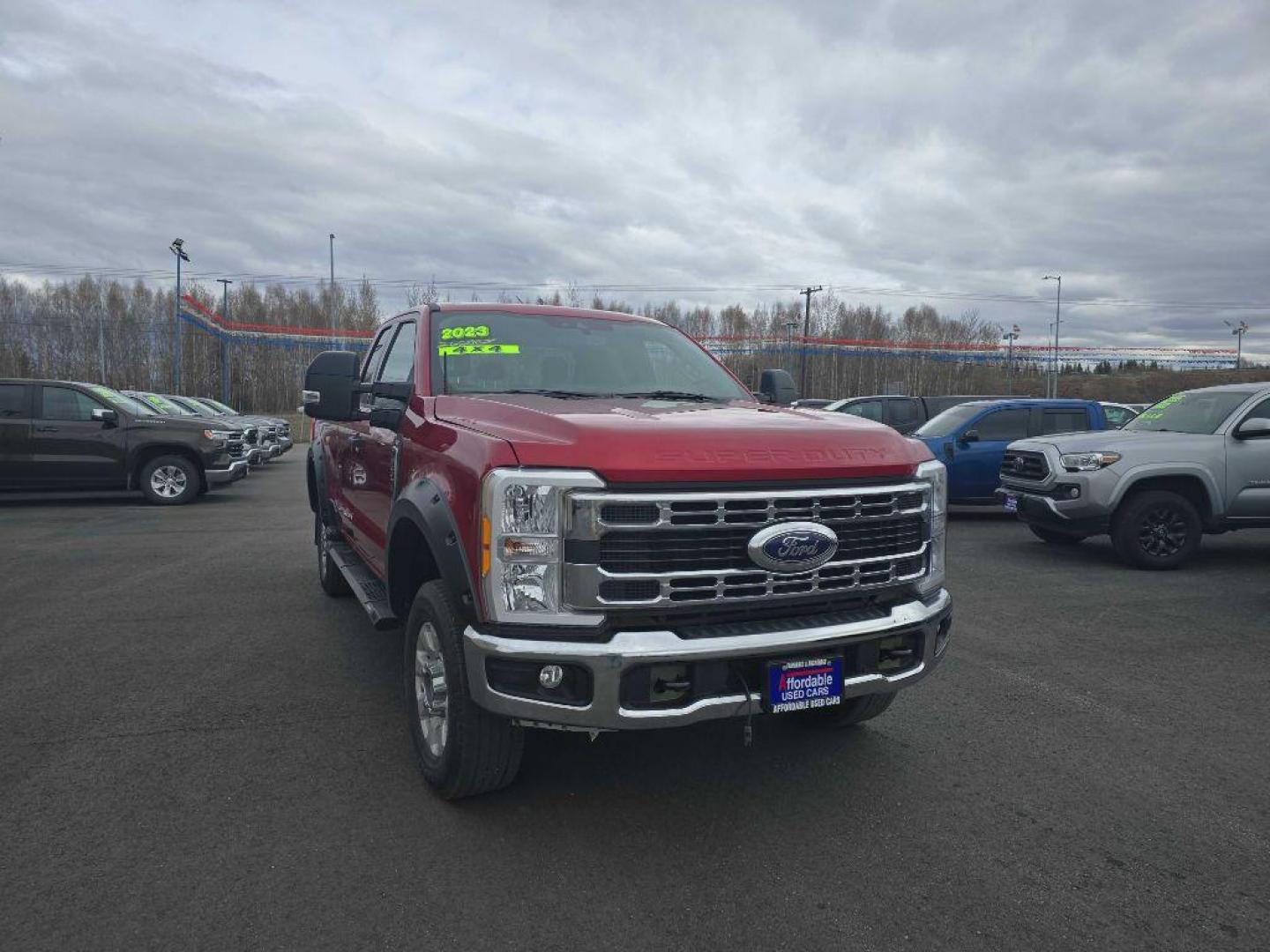 2023 RED FORD F250 SUPER DUTY (1FT7X2BN8PE) with an 7.3L engine, Automatic transmission, located at 2525 S. Cushman, Fairbanks, AK, 99701, (907) 452-5707, 64.824036, -147.712311 - Photo#2