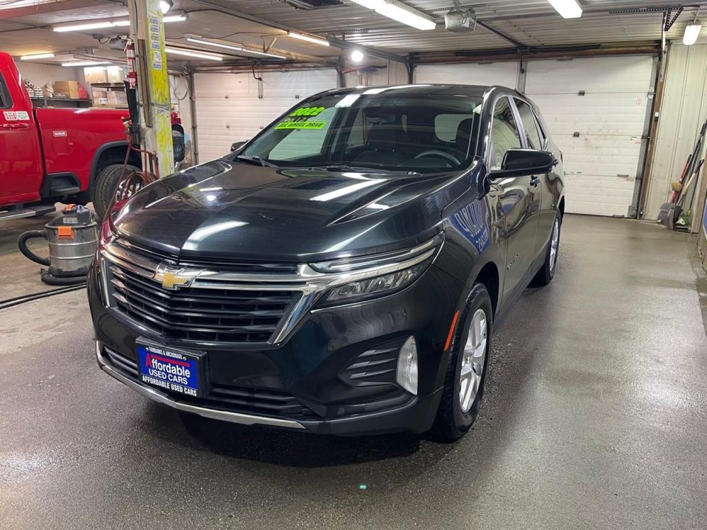 2022 BLACK CHEVROLET EQUINOX LT (3GNAXUEV4NL) with an 1.5L engine, Automatic transmission, located at 2525 S. Cushman, Fairbanks, AK, 99701, (907) 452-5707, 64.824036, -147.712311 - Photo#1