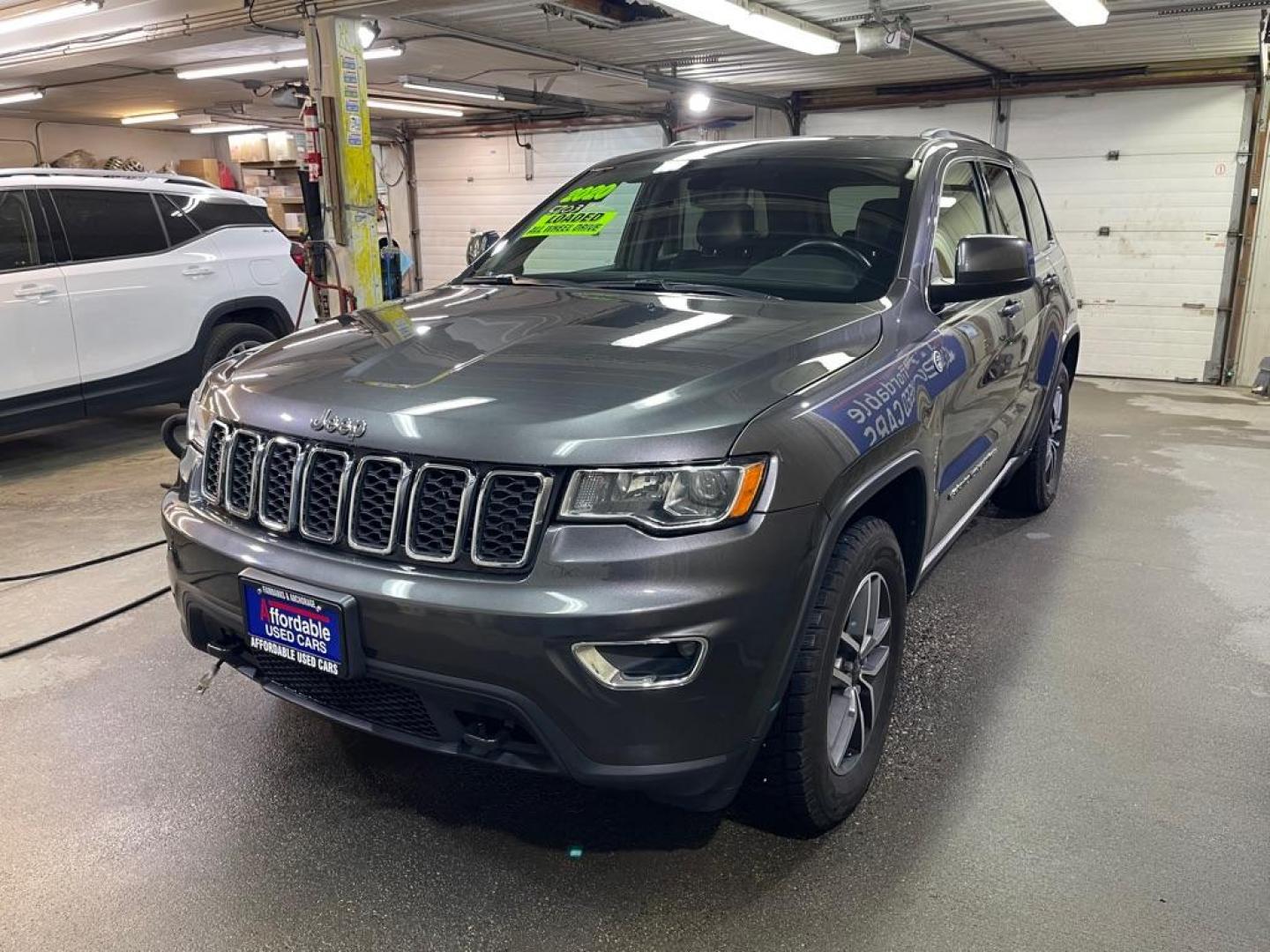 2020 GREY JEEP GRAND CHEROKEE LAREDO (1C4RJFAG7LC) with an 3.6L engine, Automatic transmission, located at 2525 S. Cushman, Fairbanks, AK, 99701, (907) 452-5707, 64.824036, -147.712311 - Photo#1