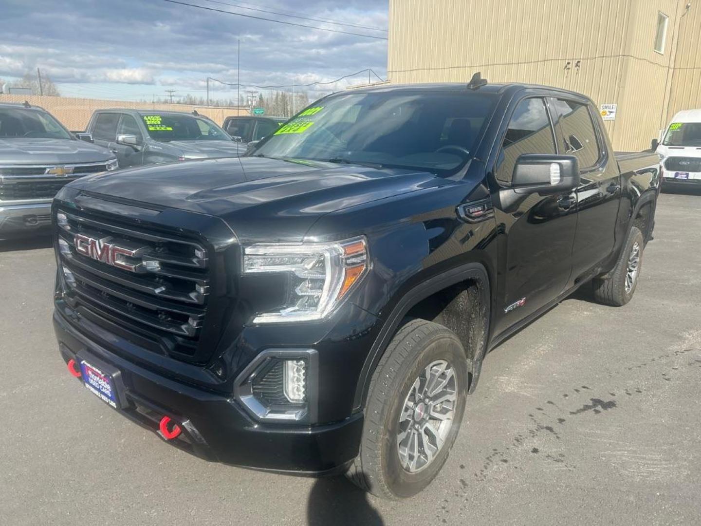 2021 BLACK GMC SIERRA 1500 AT4 (1GTU9EET2MZ) with an 3.0L engine, Automatic transmission, located at 2525 S. Cushman, Fairbanks, AK, 99701, (907) 452-5707, 64.824036, -147.712311 - Photo#1