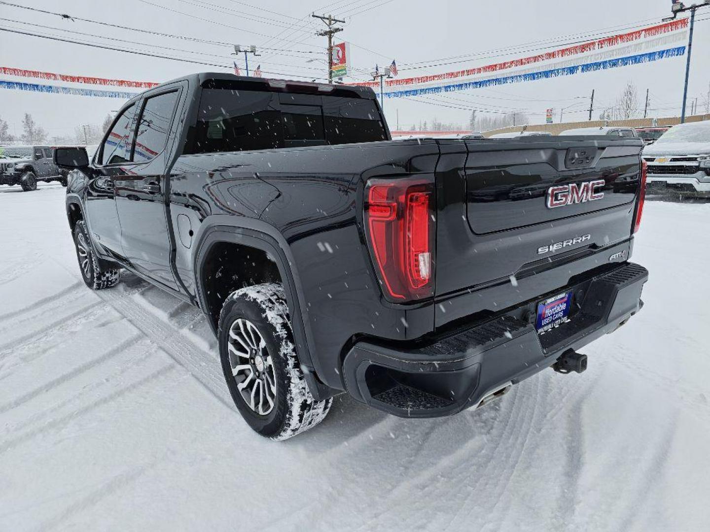 2021 BLACK GMC SIERRA AT4 1500 AT4 (1GTU9EET2MZ) with an 3.0L engine, Automatic transmission, located at 2525 S. Cushman, Fairbanks, AK, 99701, (907) 452-5707, 64.824036, -147.712311 - Photo#2