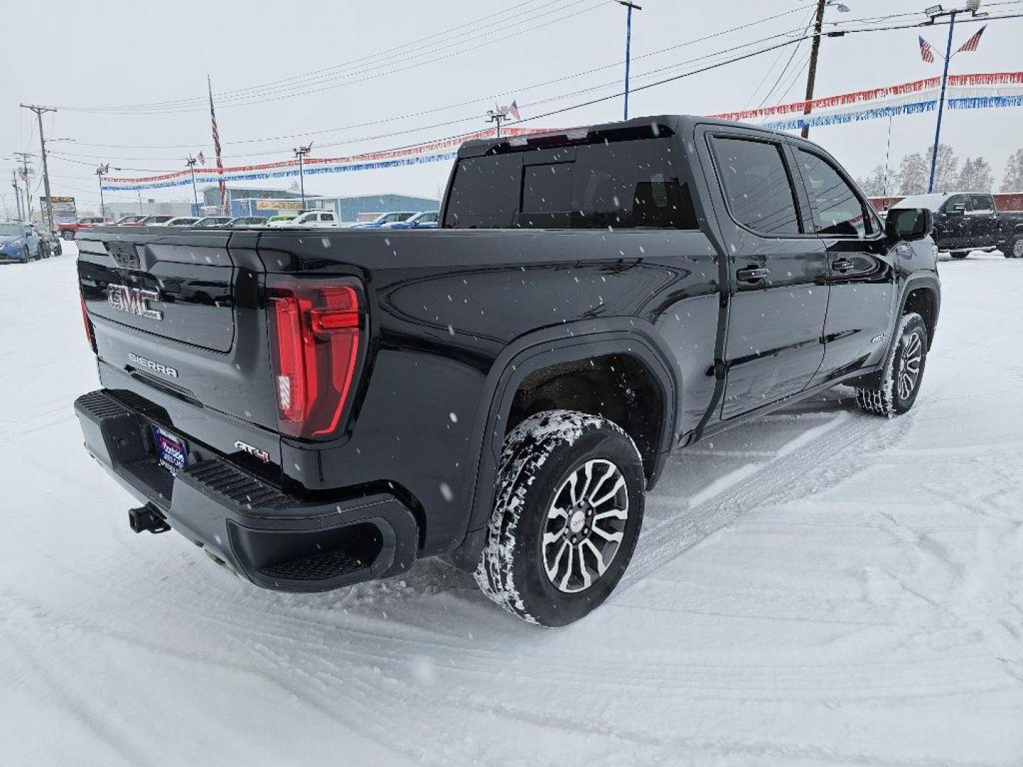 2021 BLACK GMC SIERRA AT4 1500 AT4 (1GTU9EET2MZ) with an 3.0L engine, Automatic transmission, located at 2525 S. Cushman, Fairbanks, AK, 99701, (907) 452-5707, 64.824036, -147.712311 - Photo#3