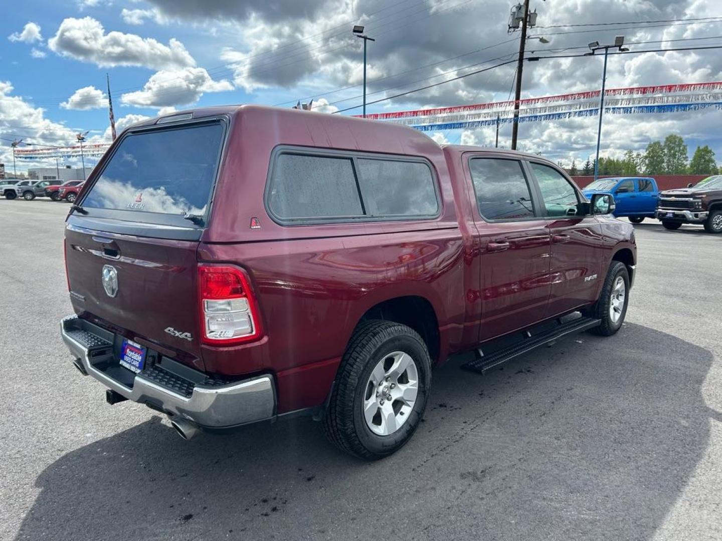 2021 MAROON RAM 1500 BIG HORN/LONE STAR (1C6SRFFT3MN) with an 5.7L engine, Automatic transmission, located at 2525 S. Cushman, Fairbanks, AK, 99701, (907) 452-5707, 64.824036, -147.712311 - Photo#2