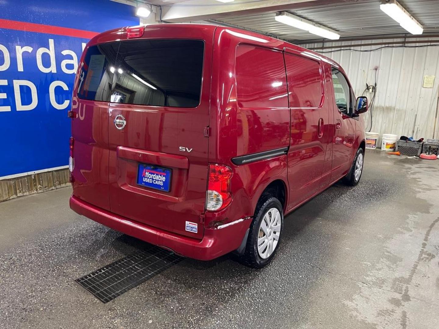 2013 MAROON NISSAN NV200 2.5S (3N6CM0KN7DK) with an 2.0L engine, Continuously Variable transmission, located at 2525 S. Cushman, Fairbanks, AK, 99701, (907) 452-5707, 64.824036, -147.712311 - Photo#2