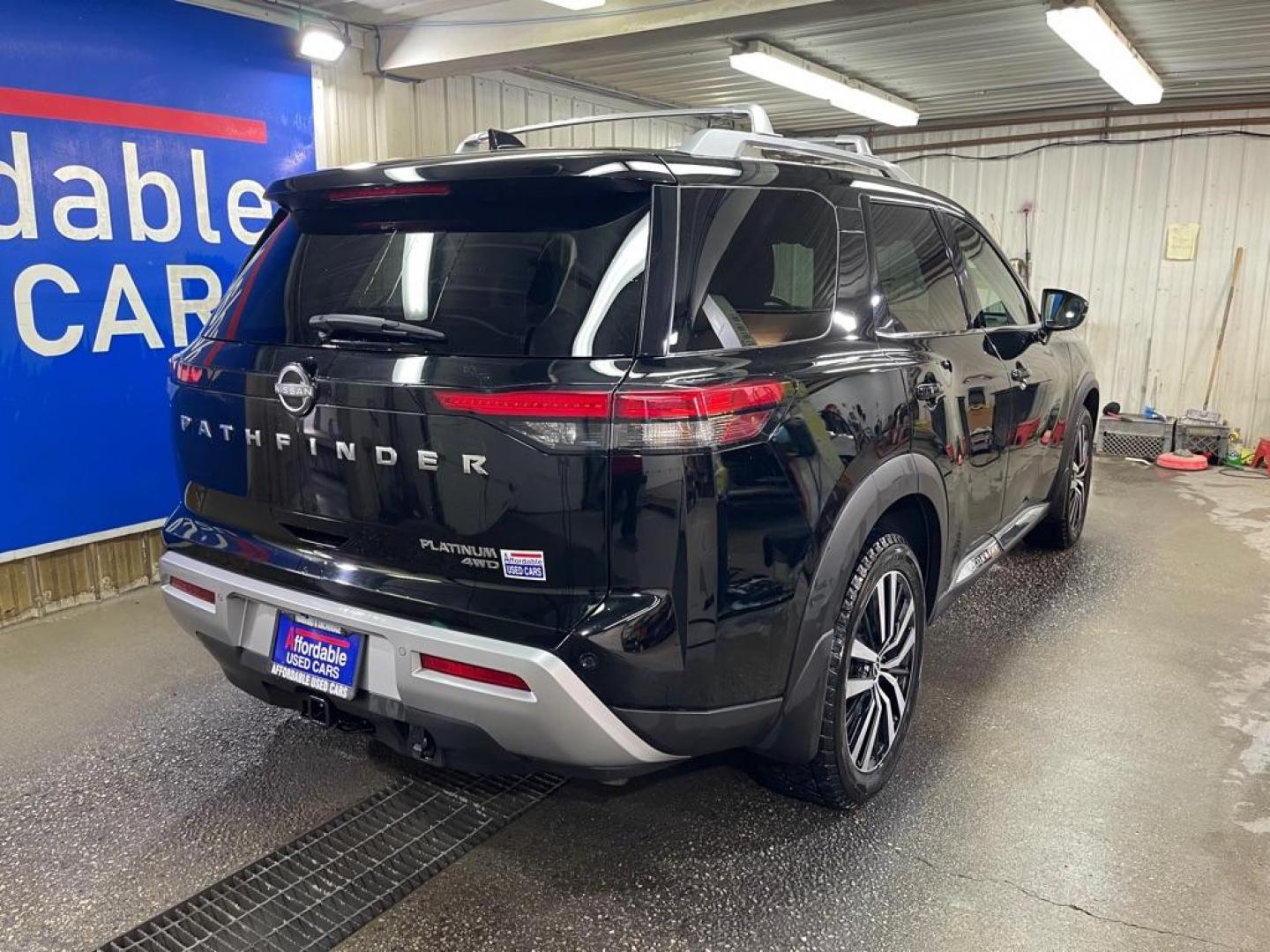 2023 BLACK NISSAN PATHFINDER PLATINUM (5N1DR3DK9PC) with an 3.5L engine, Automatic transmission, located at 2525 S. Cushman, Fairbanks, AK, 99701, (907) 452-5707, 64.824036, -147.712311 - Photo#2