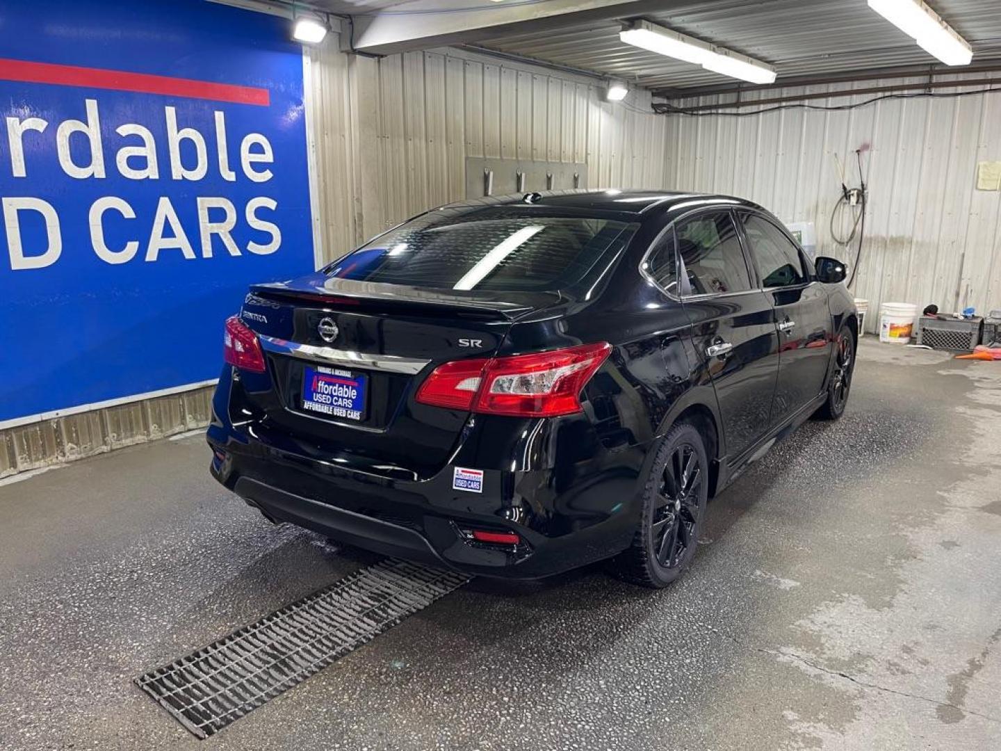 2017 BLACK NISSAN SENTRA SR (3N1AB7AP1HY) with an 1.8L engine, Continuously Variable transmission, located at 2525 S. Cushman, Fairbanks, AK, 99701, (907) 452-5707, 64.824036, -147.712311 - Photo#2