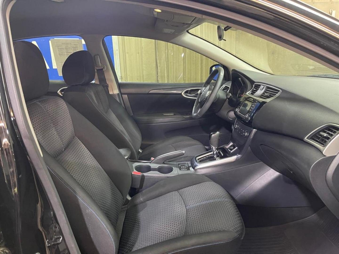 2017 BLACK NISSAN SENTRA SR (3N1AB7AP1HY) with an 1.8L engine, Continuously Variable transmission, located at 2525 S. Cushman, Fairbanks, AK, 99701, (907) 452-5707, 64.824036, -147.712311 - Photo#3