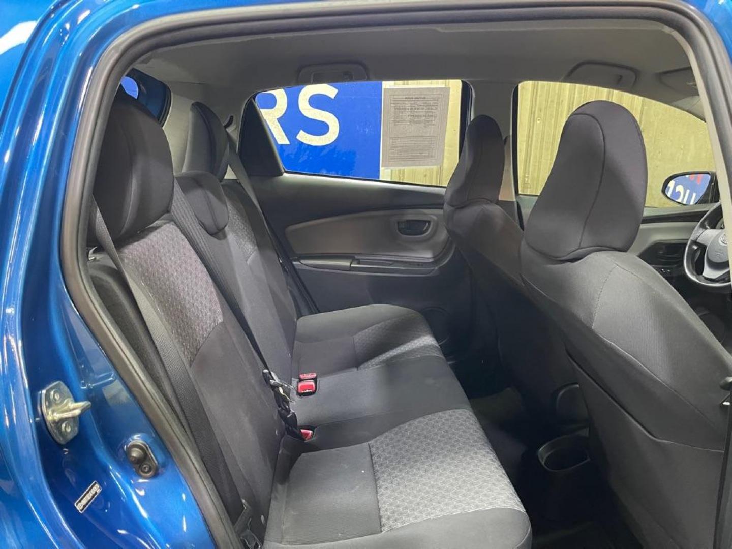 2015 BLUE TOYOTA YARIS (VNKKTUD34FA) with an 1.5L engine, Automatic transmission, located at 2525 S. Cushman, Fairbanks, AK, 99701, (907) 452-5707, 64.824036, -147.712311 - Photo#4