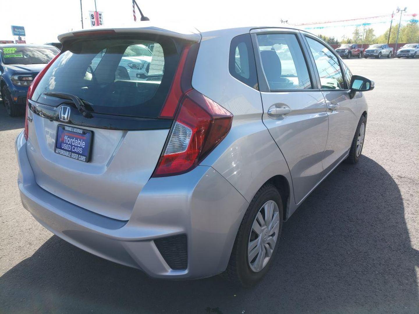 2015 SILVER HONDA FIT LX (3HGGK5G5XFM) with an 1.5L engine, 5-Speed Manual transmission, located at 2525 S. Cushman, Fairbanks, AK, 99701, (907) 452-5707, 64.824036, -147.712311 - Photo#2