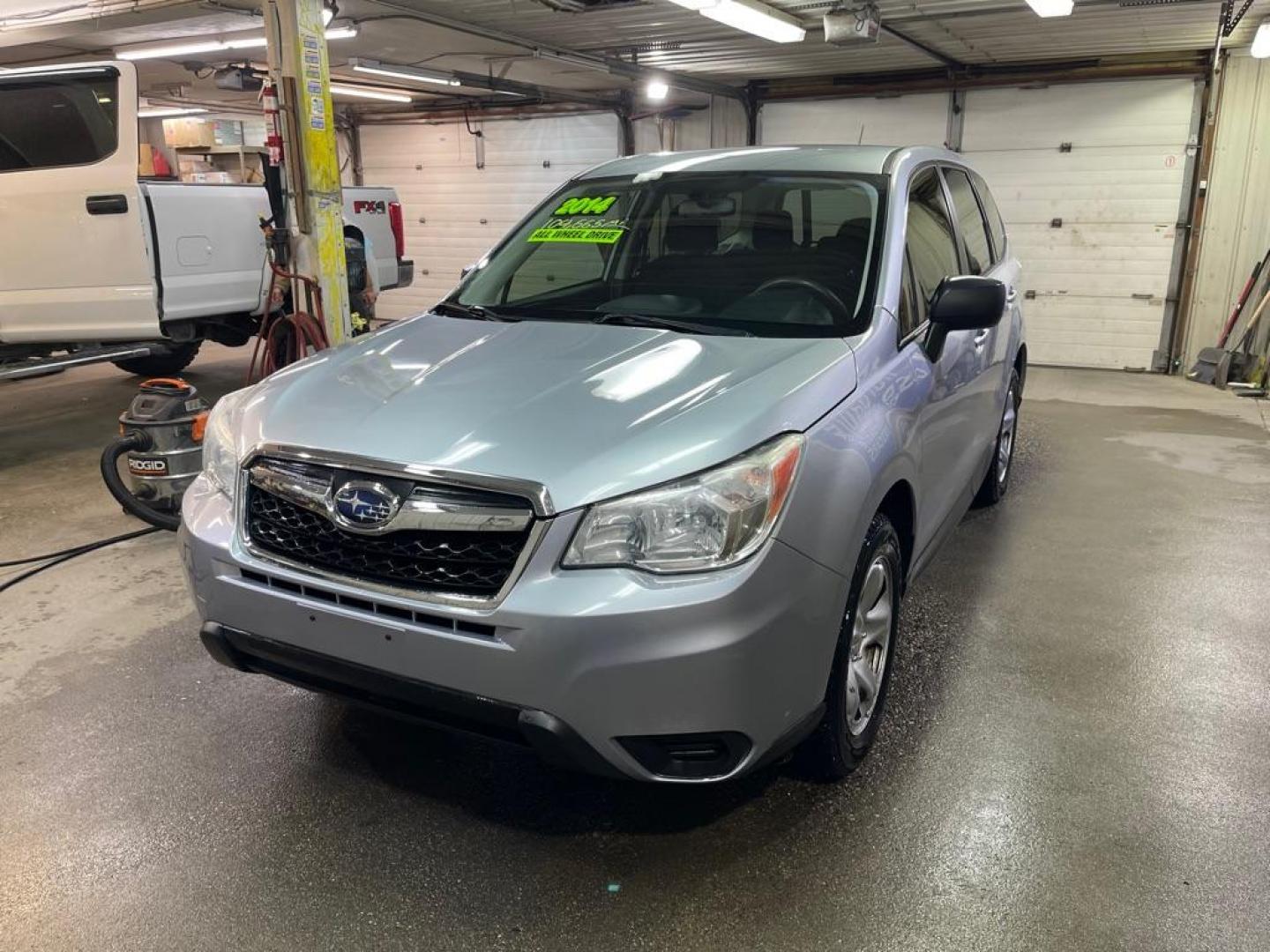 2014 SILVER SUBARU FORESTER 2.5I (JF2SJAAC9EH) with an 2.5L engine, Continuously Variable transmission, located at 2525 S. Cushman, Fairbanks, AK, 99701, (907) 452-5707, 64.824036, -147.712311 - Photo#1