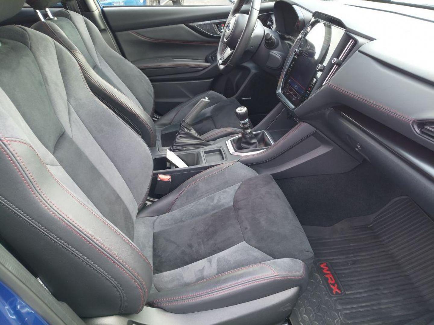 2023 BLUE SUBARU WRX LIMITED (JF1VBAL6XP9) with an 2.5L engine, Manual transmission, located at 2525 S. Cushman, Fairbanks, AK, 99701, (907) 452-5707, 64.824036, -147.712311 - Photo#4