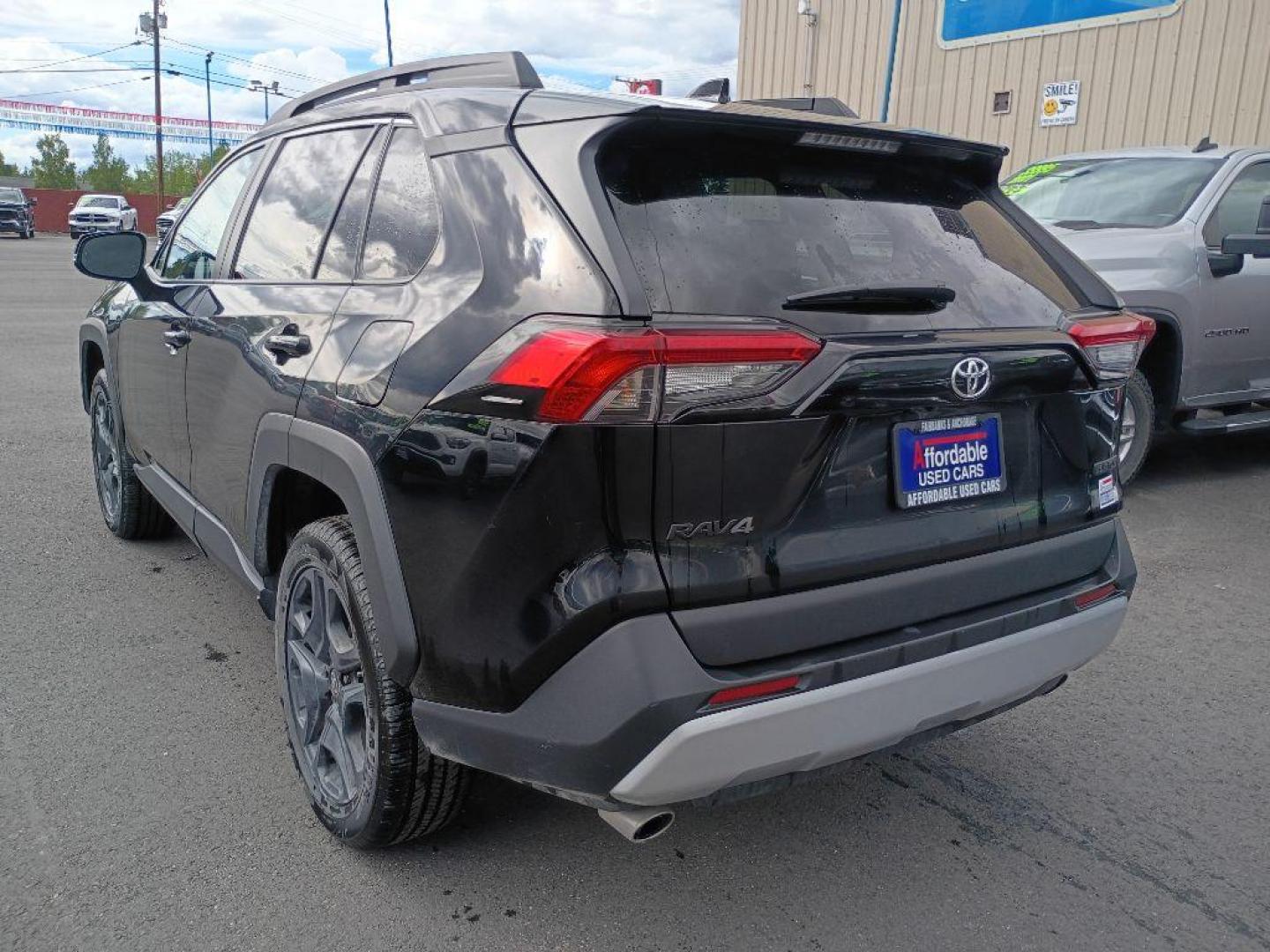2023 BLACK TOYOTA RAV4 ADVENTURE (2T3J1RFV3PW) with an 2.5L engine, Automatic transmission, located at 2525 S. Cushman, Fairbanks, AK, 99701, (907) 452-5707, 64.824036, -147.712311 - Photo#2