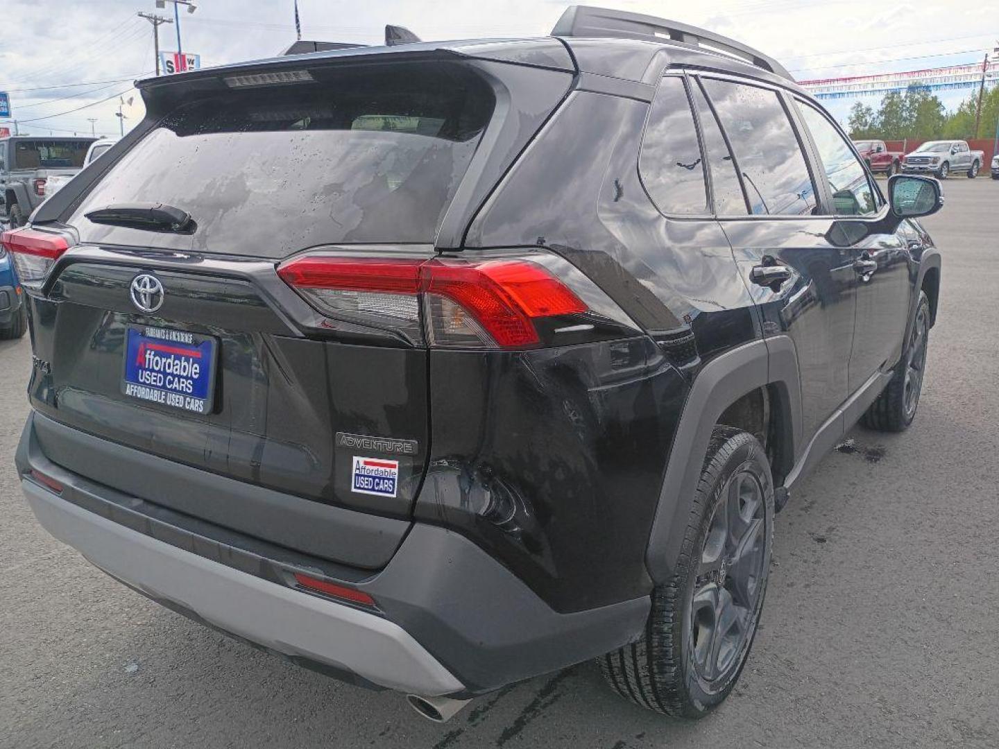 2023 BLACK TOYOTA RAV4 ADVENTURE (2T3J1RFV3PW) with an 2.5L engine, Automatic transmission, located at 2525 S. Cushman, Fairbanks, AK, 99701, (907) 452-5707, 64.824036, -147.712311 - Photo#4