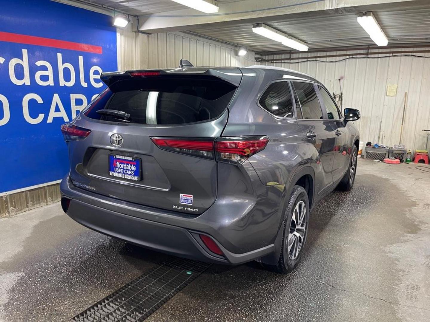 2023 GREY TOYOTA HIGHLANDER L (5TDKDRBH3PS) with an 2.4L engine, Automatic transmission, located at 2525 S. Cushman, Fairbanks, AK, 99701, (907) 452-5707, 64.824036, -147.712311 - Photo#2