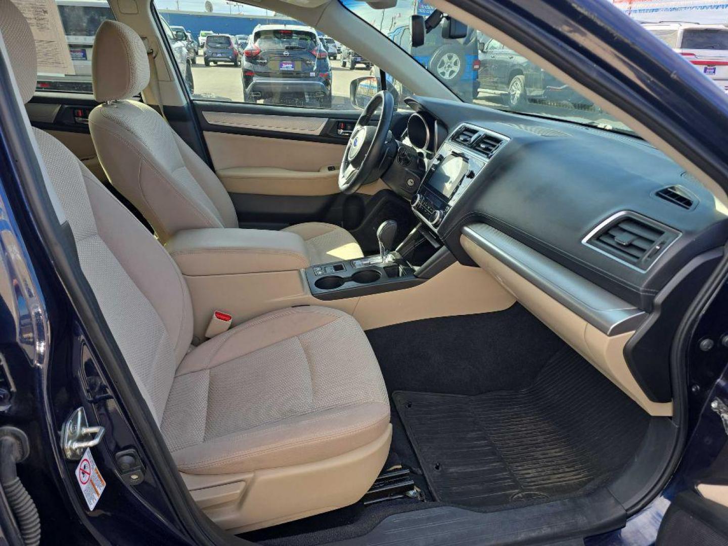 2018 BLUE SUBARU OUTBACK 2.5I PREMIUM (4S4BSAHC2J3) with an 2.5L engine, Continuously Variable transmission, located at 2525 S. Cushman, Fairbanks, AK, 99701, (907) 452-5707, 64.824036, -147.712311 - Photo#3