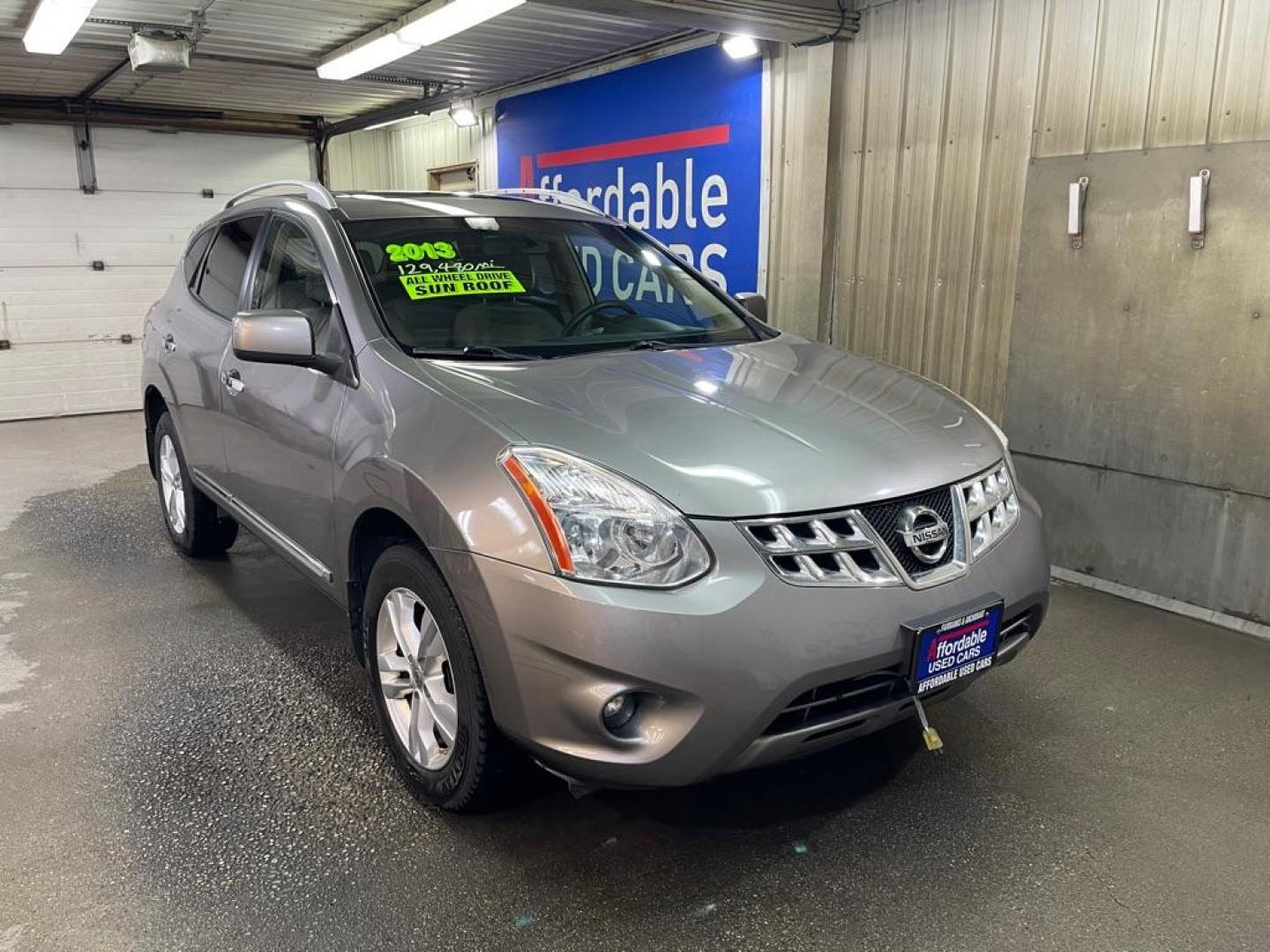 2013 GRAY NISSAN ROGUE S (JN8AS5MV3DW) with an 2.5L engine, Continuously Variable transmission, located at 2525 S. Cushman, Fairbanks, AK, 99701, (907) 452-5707, 64.824036, -147.712311 - Photo#0