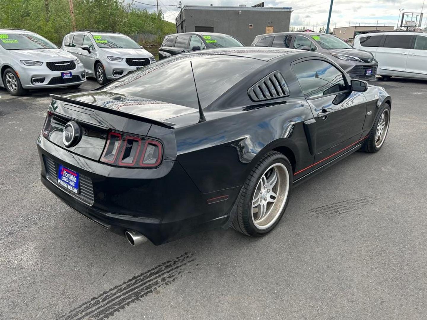 2014 BLACK FORD MUSTANG GT (1ZVBP8CF7E5) with an 5.0L engine, 6-Speed Manual transmission, located at 2525 S. Cushman, Fairbanks, AK, 99701, (907) 452-5707, 64.824036, -147.712311 - Photo#2