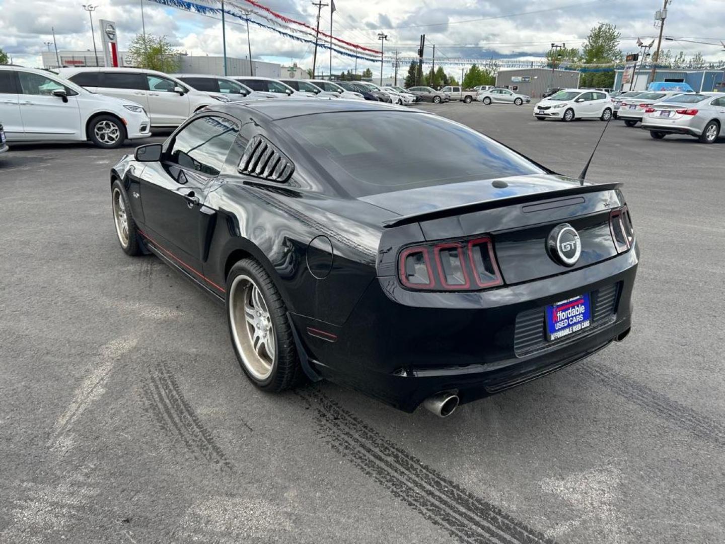 2014 BLACK FORD MUSTANG GT (1ZVBP8CF7E5) with an 5.0L engine, 6-Speed Manual transmission, located at 2525 S. Cushman, Fairbanks, AK, 99701, (907) 452-5707, 64.824036, -147.712311 - Photo#3