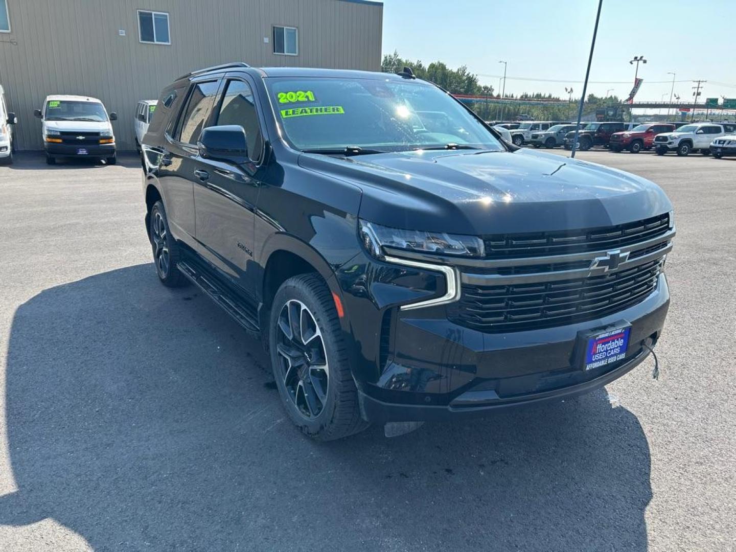2021 BLACK CHEVROLET TAHOE 1500 RST (1GNSKRKD6MR) with an 5.3L engine, Automatic transmission, located at 2525 S. Cushman, Fairbanks, AK, 99701, (907) 452-5707, 64.824036, -147.712311 - Photo#1