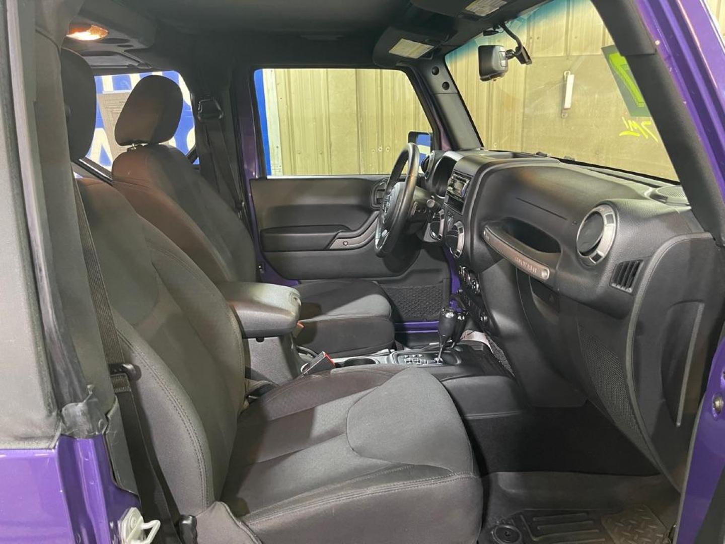 2017 PURPLE JEEP WRANGLER SPORT (1C4AJWAGXHL) with an 3.6L engine, Automatic transmission, located at 2525 S. Cushman, Fairbanks, AK, 99701, (907) 452-5707, 64.824036, -147.712311 - Photo#3