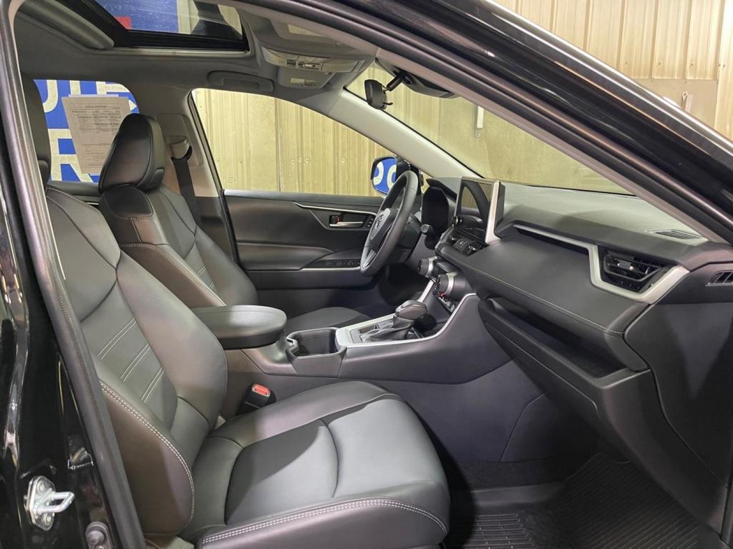 2024 BLACK TOYOTA RAV4 XLE PREMIUM (2T3A1RFV5RC) with an 2.5L engine, Automatic transmission, located at 2525 S. Cushman, Fairbanks, AK, 99701, (907) 452-5707, 64.824036, -147.712311 - Photo#3