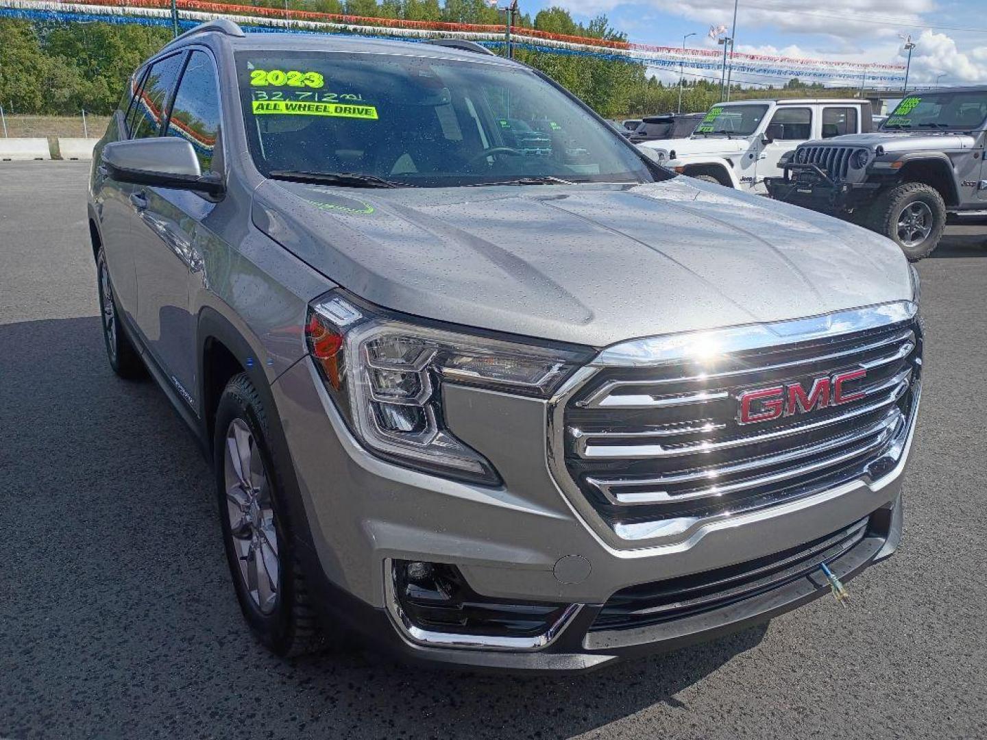 2023 SILVER GMC TERRAIN SLT (3GKALVEG7PL) with an 1.5L engine, Automatic transmission, located at 2525 S. Cushman, Fairbanks, AK, 99701, (907) 452-5707, 64.824036, -147.712311 - Photo#2