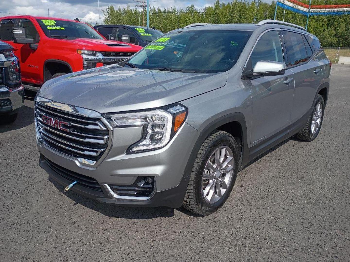 2023 SILVER GMC TERRAIN SLT (3GKALVEG7PL) with an 1.5L engine, Automatic transmission, located at 2525 S. Cushman, Fairbanks, AK, 99701, (907) 452-5707, 64.824036, -147.712311 - Photo#4