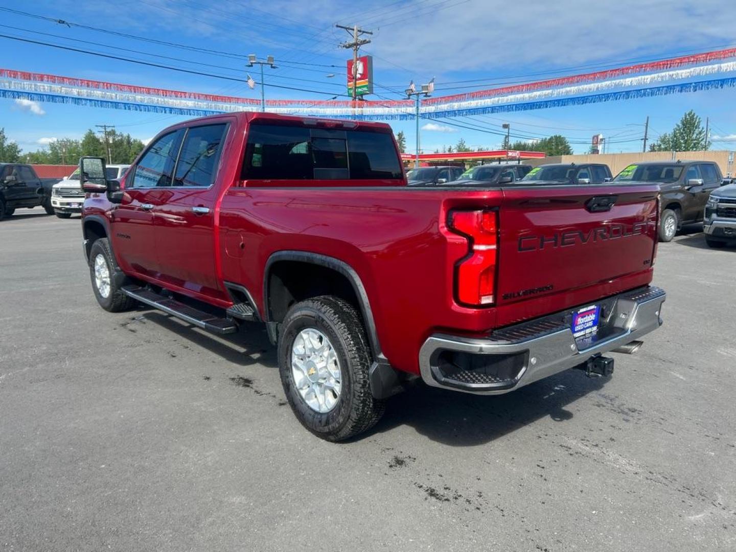 2024 RED CHEVROLET SILVERADO 3500 LTZ (1GC4YUE70RF) with an 6.6L engine, Automatic transmission, located at 2525 S. Cushman, Fairbanks, AK, 99701, (907) 452-5707, 64.824036, -147.712311 - Photo#3