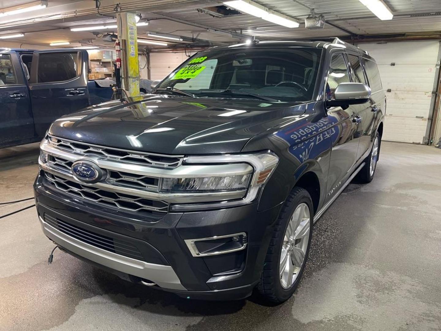 2023 GRAY FORD EXPEDITION MAX PLATINUM (1FMJK1M8XPE) with an 3.5L engine, Automatic transmission, located at 2525 S. Cushman, Fairbanks, AK, 99701, (907) 452-5707, 64.824036, -147.712311 - Photo#1
