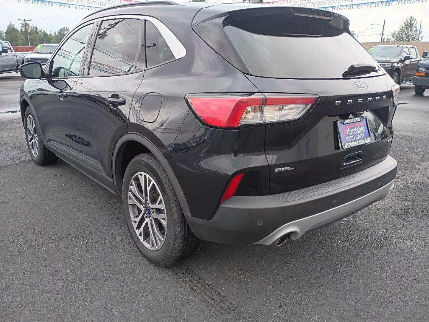 2021 BLUE FORD ESCAPE SEL (1FMCU9H63MU) with an 1.5L engine, Automatic transmission, located at 2525 S. Cushman, Fairbanks, AK, 99701, (907) 452-5707, 64.824036, -147.712311 - Photo#1