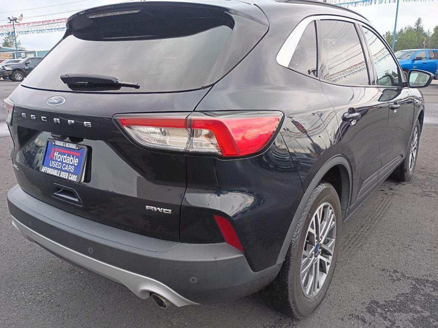 2021 BLUE FORD ESCAPE SEL (1FMCU9H63MU) with an 1.5L engine, Automatic transmission, located at 2525 S. Cushman, Fairbanks, AK, 99701, (907) 452-5707, 64.824036, -147.712311 - Photo#3