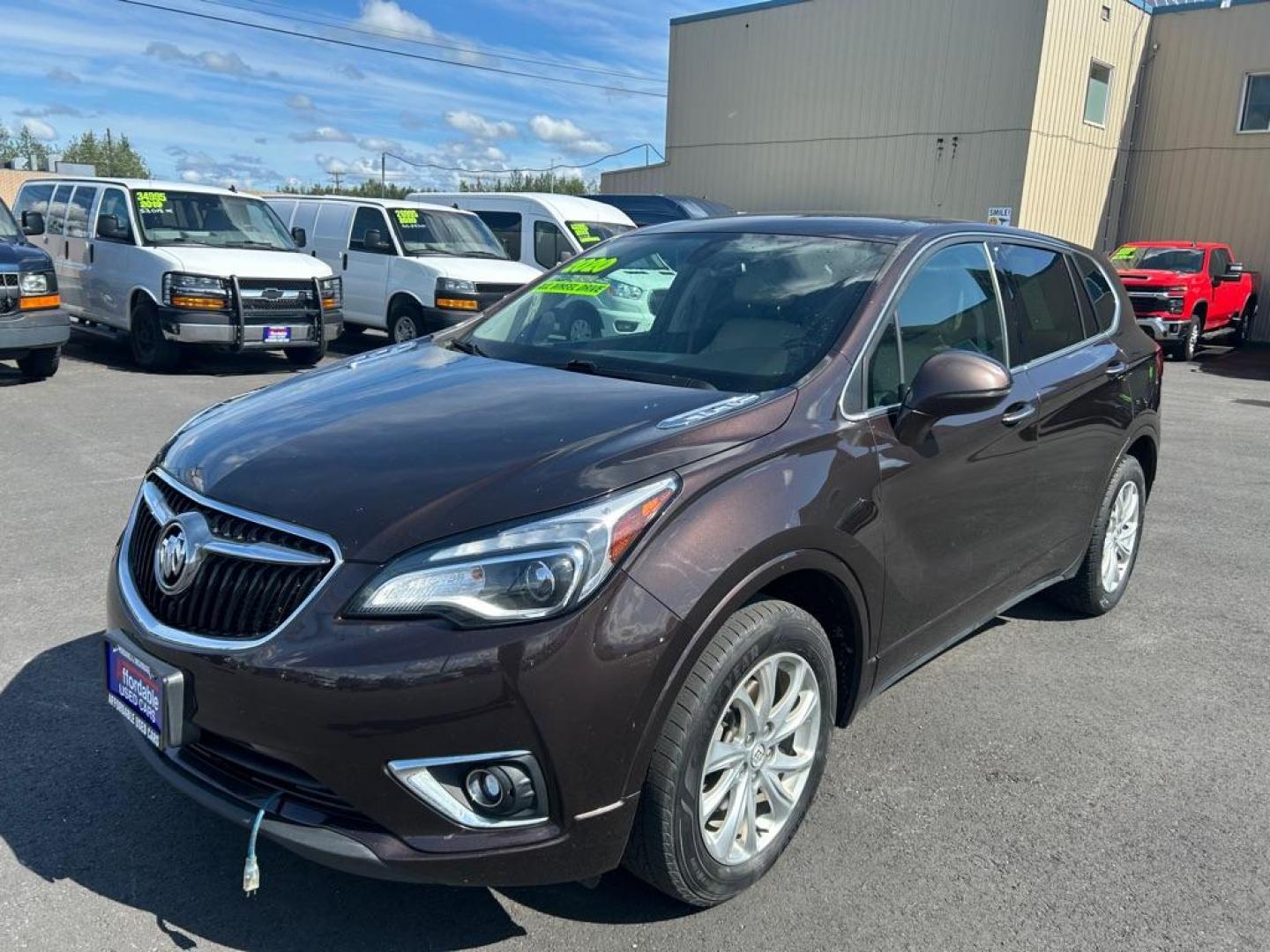 2020 BROWN BUICK ENVISION PREFERRED (LRBFX1SA8LD) with an 2.5L engine, Automatic transmission, located at 2525 S. Cushman, Fairbanks, AK, 99701, (907) 452-5707, 64.824036, -147.712311 - Photo#0
