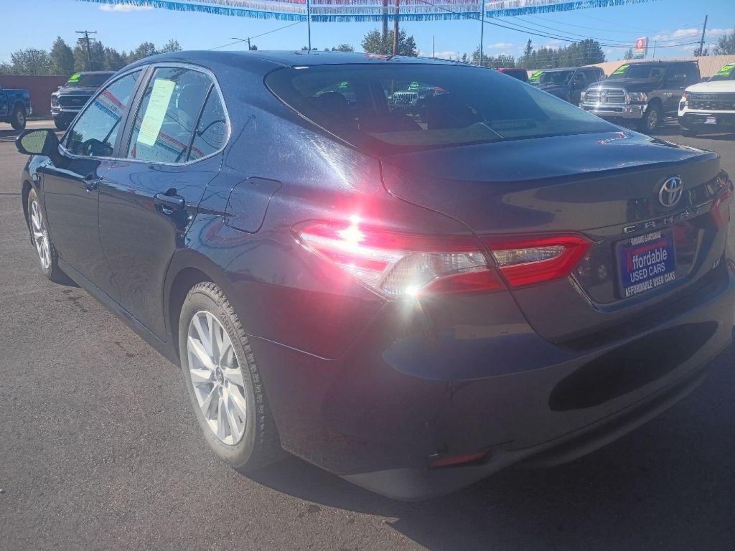 2018 BLUE TOYOTA CAMRY L (4T1B11HK5JU) with an 2.5L engine, Automatic transmission, located at 2525 S. Cushman, Fairbanks, AK, 99701, (907) 452-5707, 64.824036, -147.712311 - Photo#2